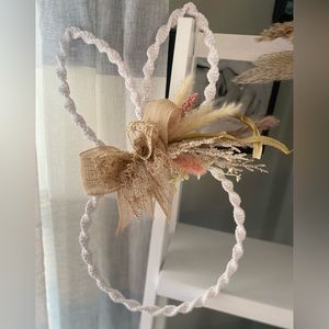 Handmade Macrame Bunny wreath